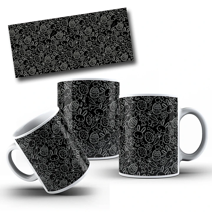 22 Arte para Fundos para Caneca Páscoa Arquivo em Jpg  14