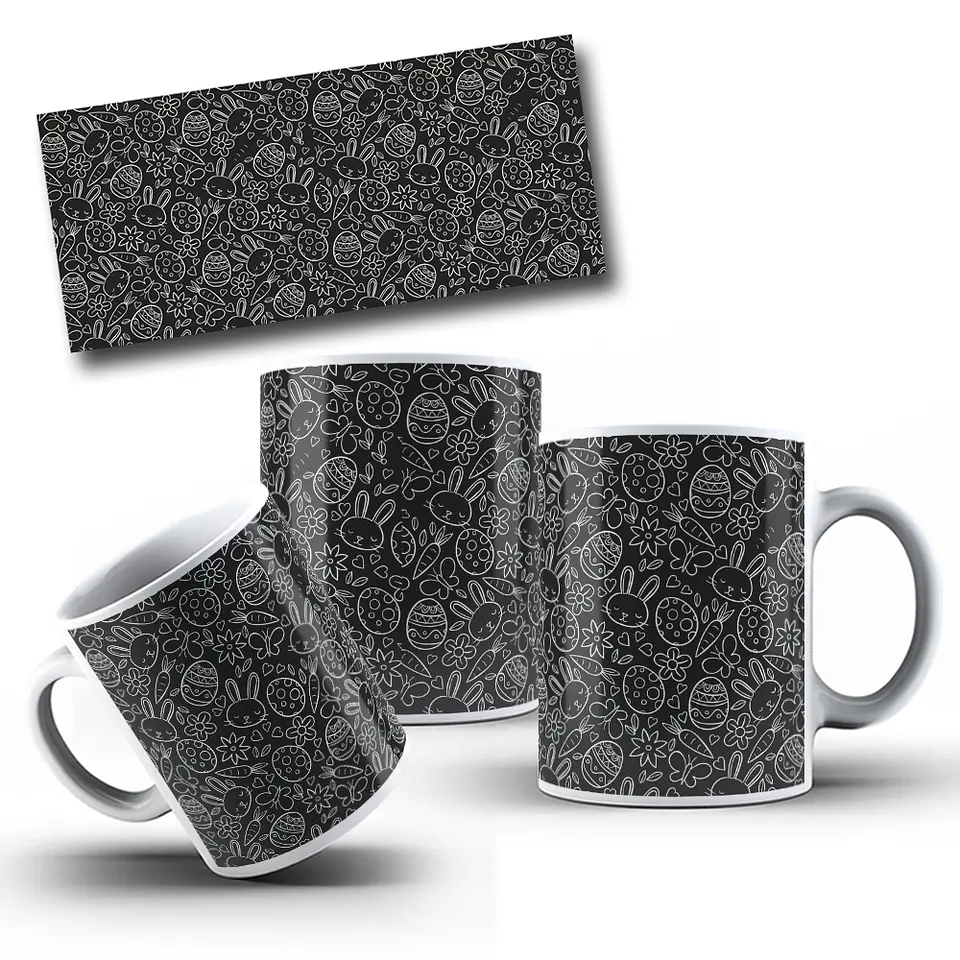 22 Arte para Fundos para Caneca Páscoa Arquivo em Jpg  18