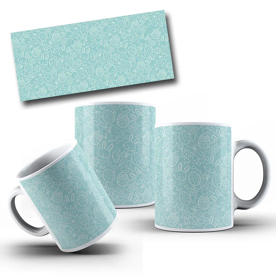 22 Arte para Fundos para Caneca Páscoa Arquivo em Jpg  20