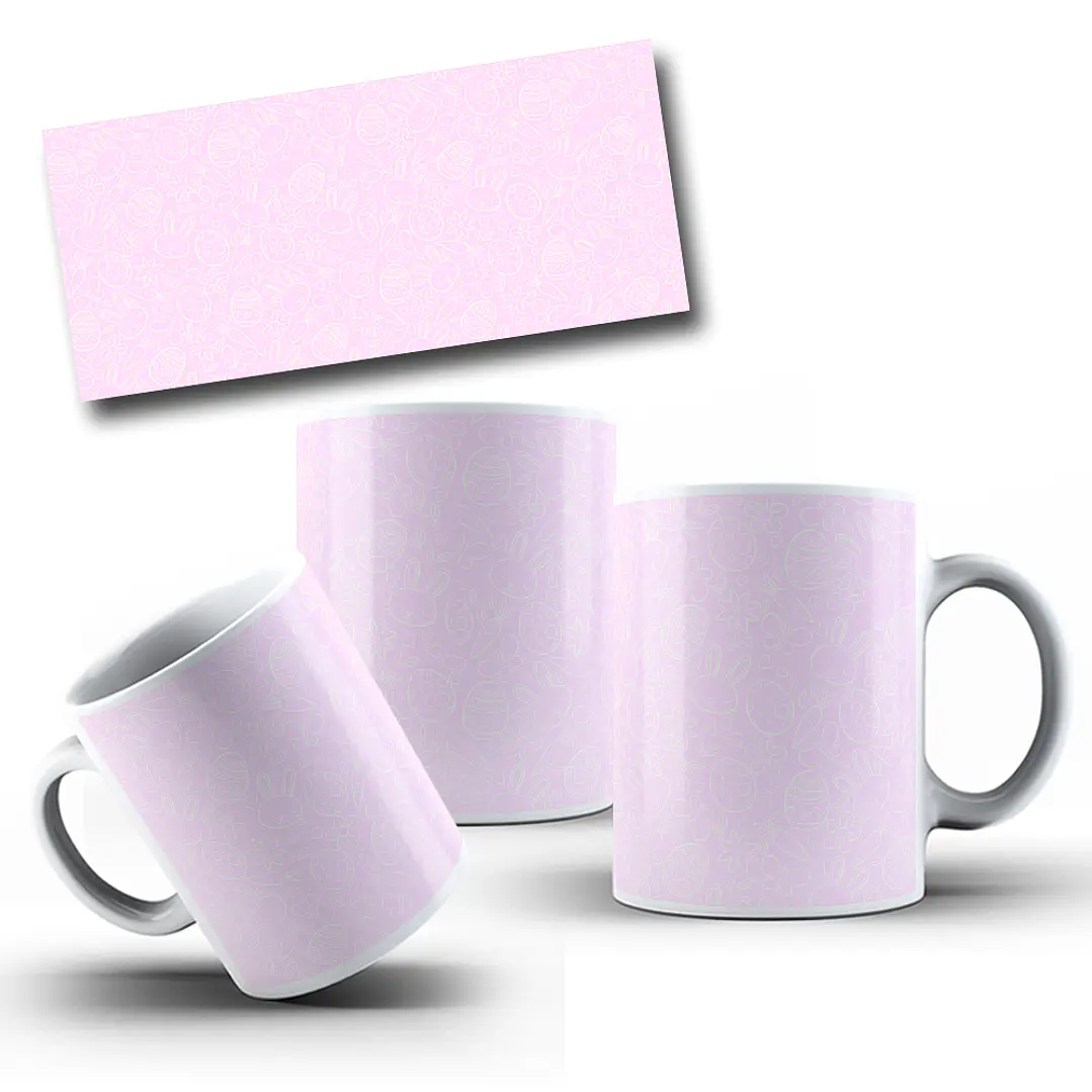 22 Arte para Fundos para Caneca Páscoa Arquivo em Jpg  22