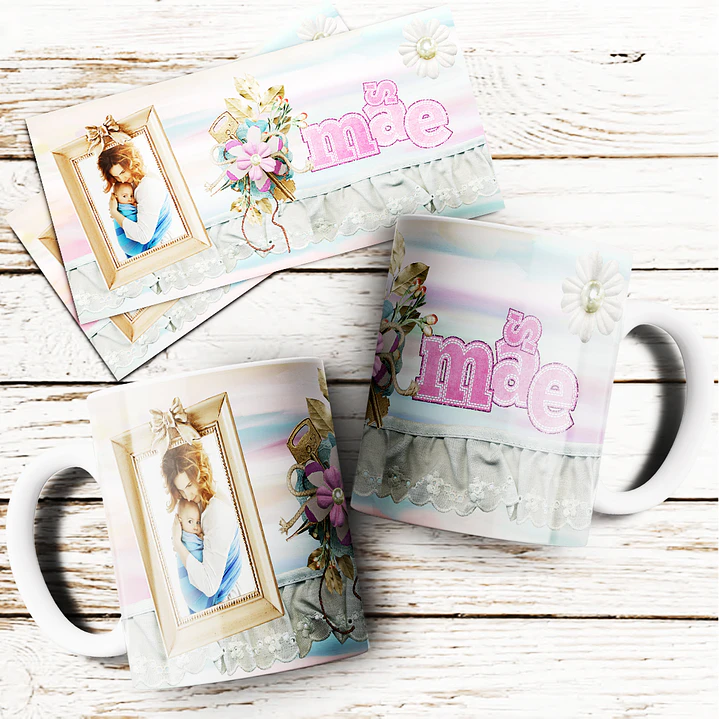 24 Arte para Caneca Dia das Mães Arquivo Editável  16