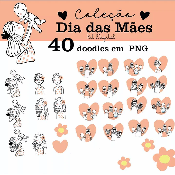 25 Arte para Caneca Dia das Mães Arquivo em Png 2