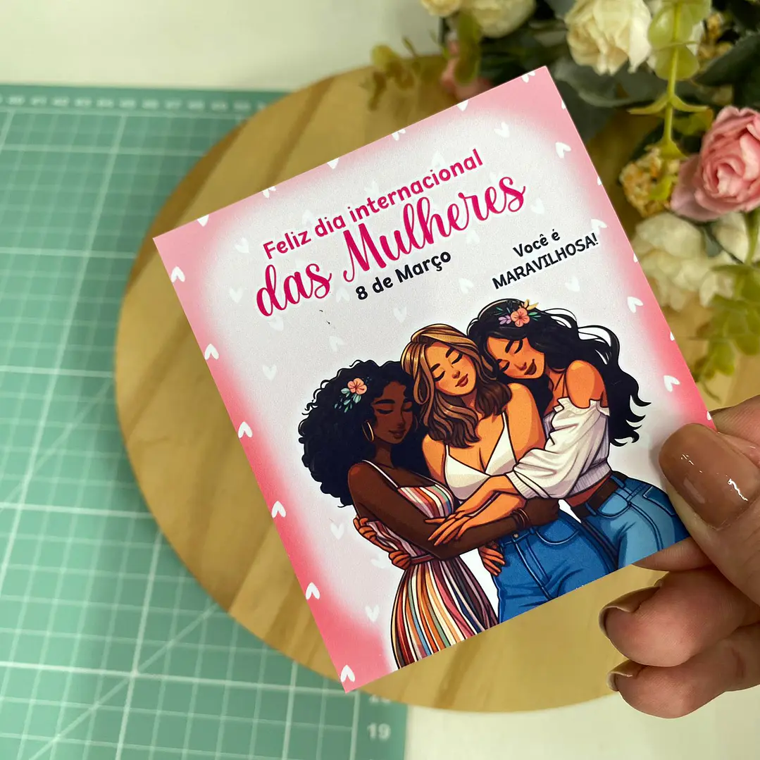 Arquivos de Corte Mimos Dia das Mulheres em Png  11