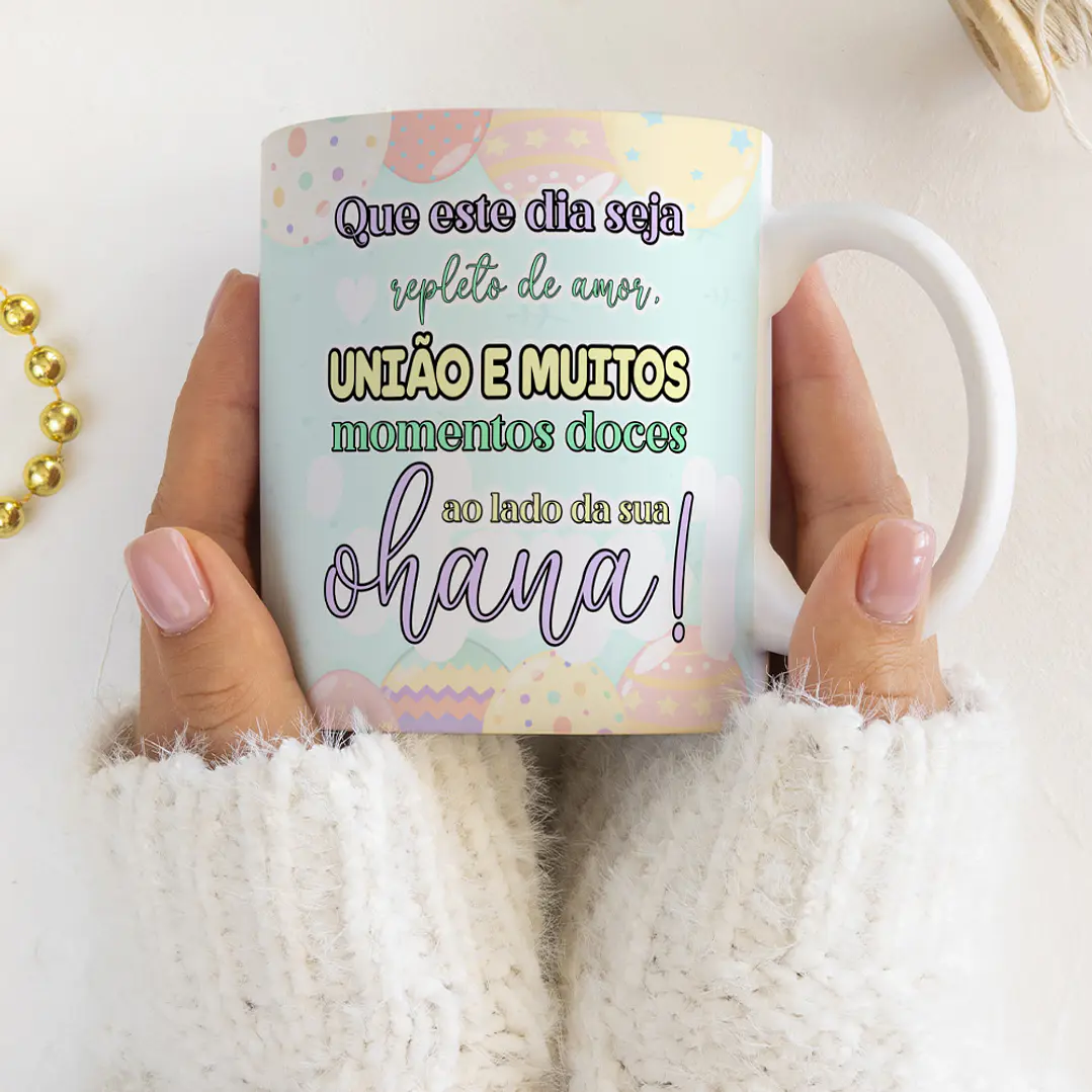 7 Arte para Caneca Páscoa Stitch Arquivo Editável 13