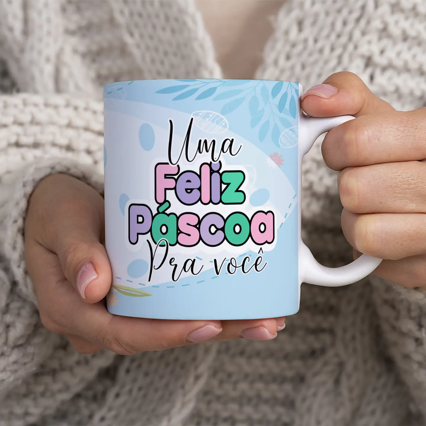 7 Arte para Caneca Páscoa Stitch Arquivo Editável 14
