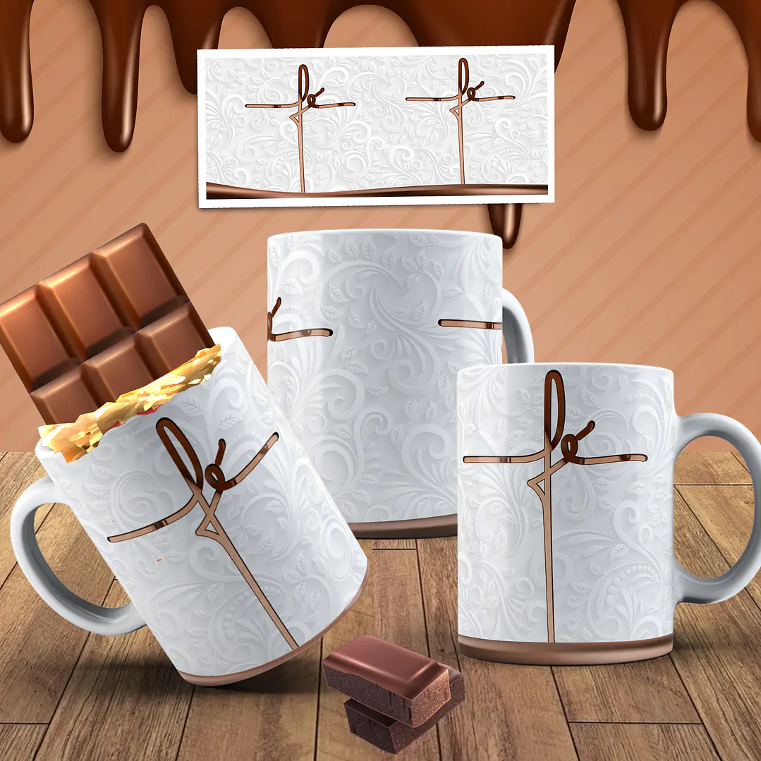 7 Arte para Caneca Páscoa Cristã Arquivo em Jpg 6