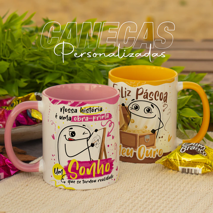 15 Arte para Caneca Páscoa Flork Arquivo em Png 3