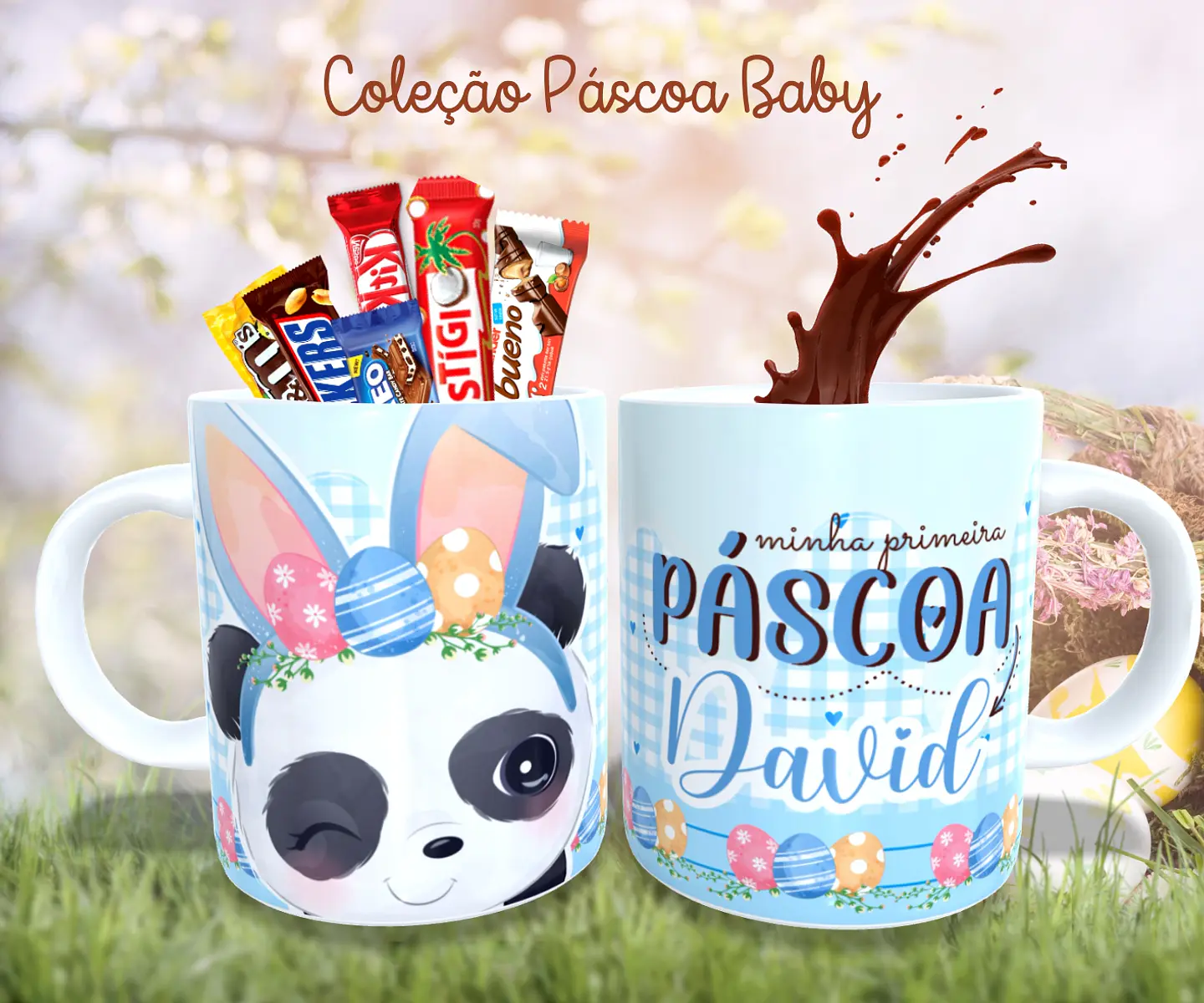 36 Arte para Caneca Almofada e Body Páscoa Baby Arquivo Editável  16