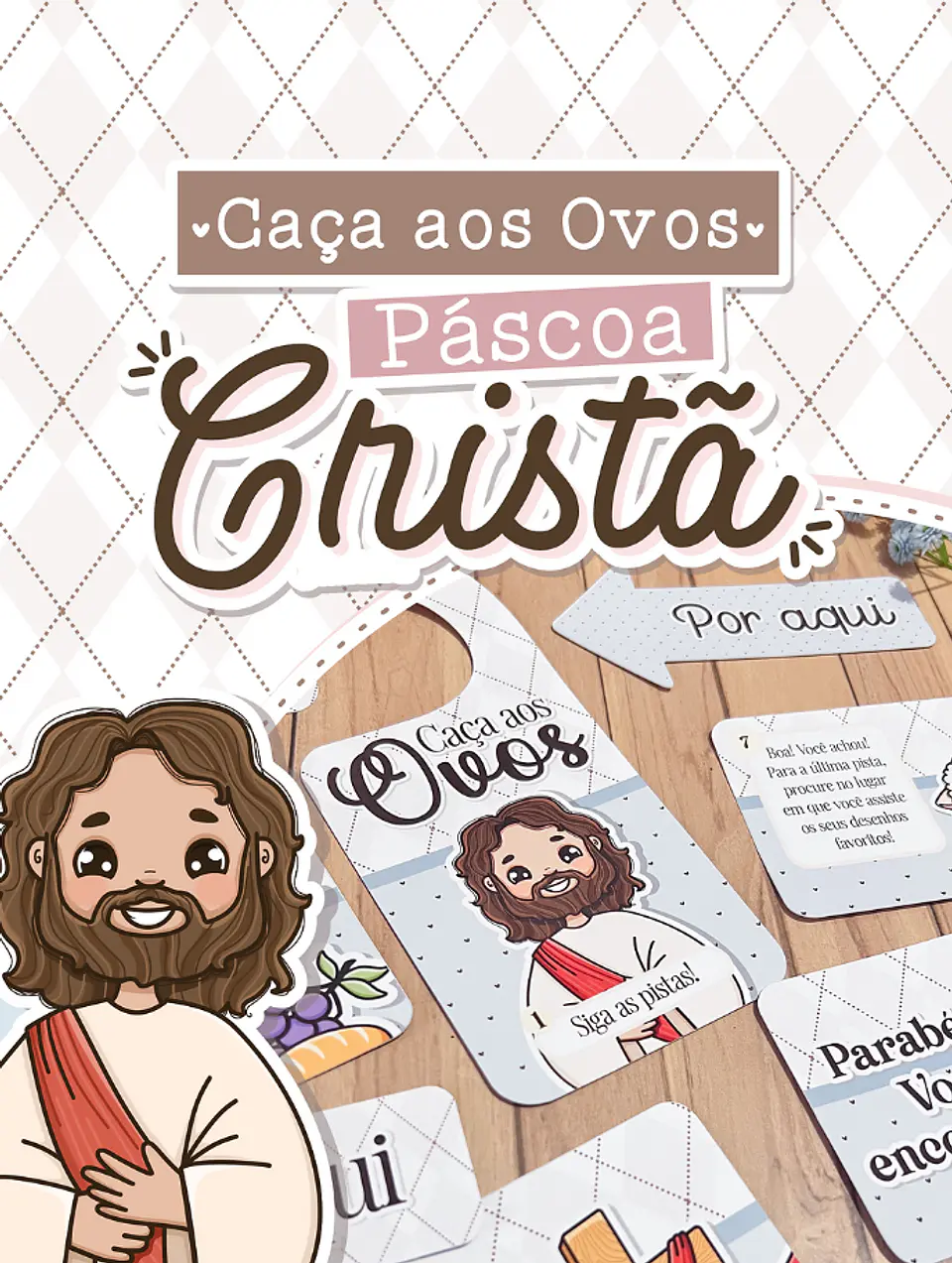 Arquivo Caça aos Ovos Páscoa Cristã em Pdf 1