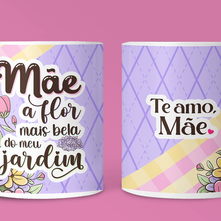 7 Artes para Caneca Dia das Mães Arquivo em Jpg 3