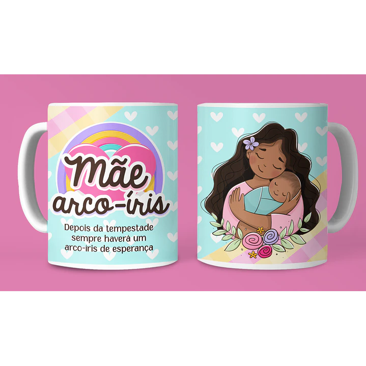 7 Artes para Caneca Dia das Mães Arquivo em Jpg 4
