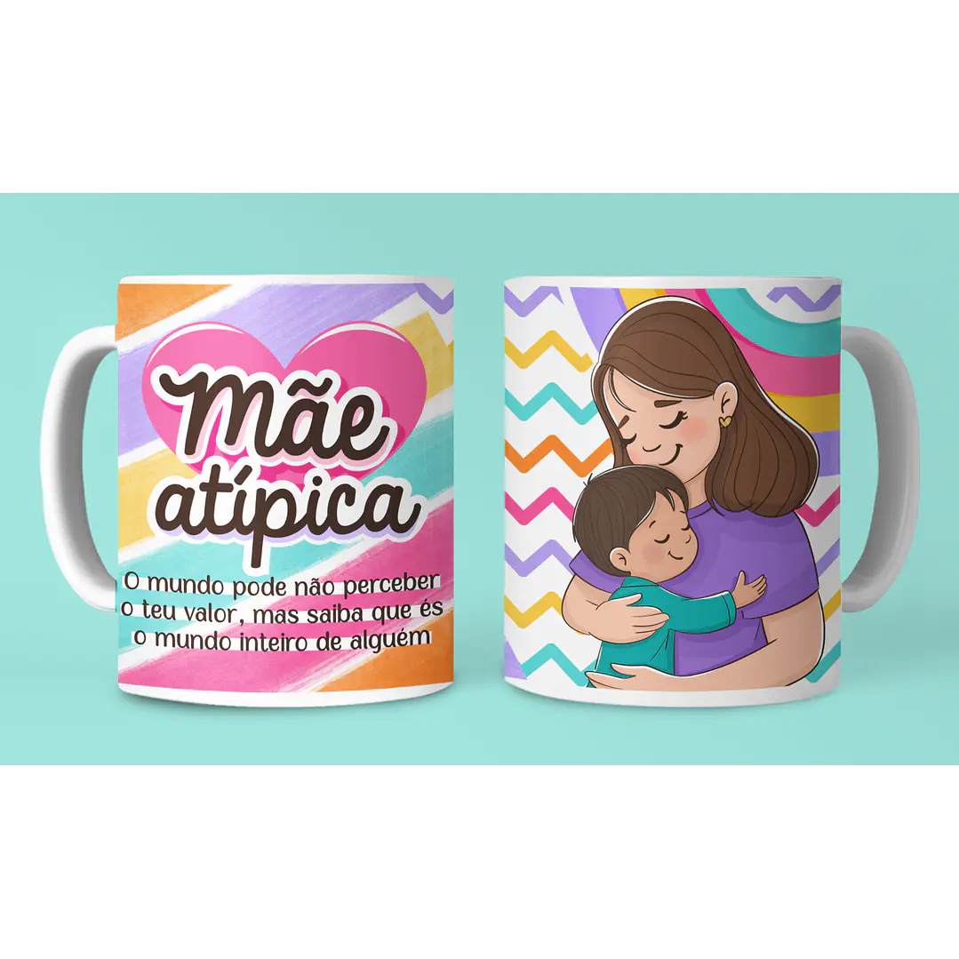 7 Artes para Caneca Dia das Mães Arquivo em Jpg 1