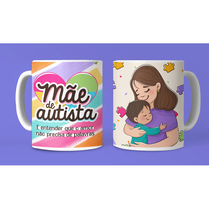 7 Artes para Caneca Dia das Mães Arquivo em Jpg 6