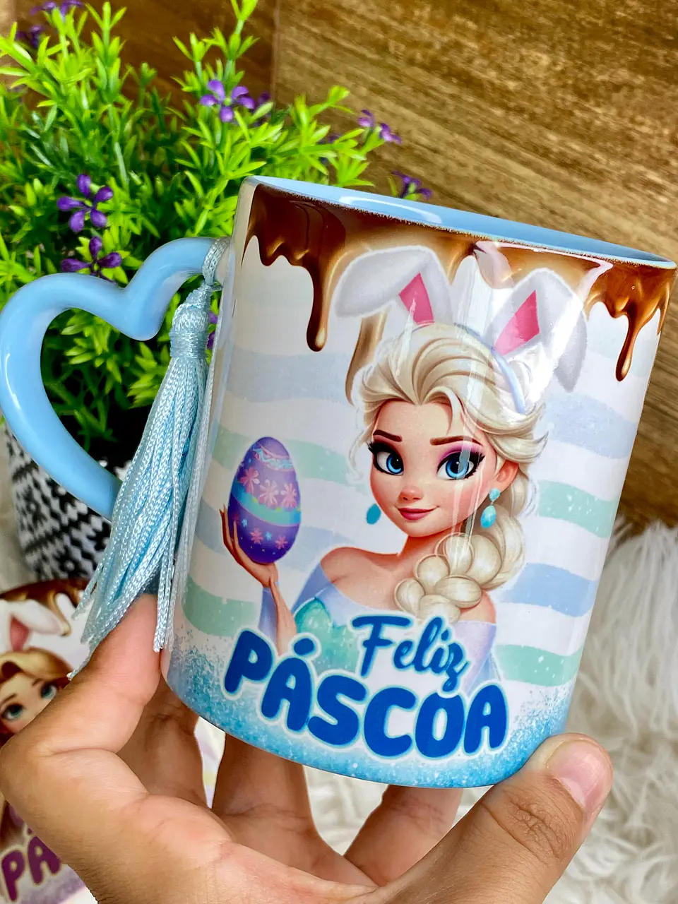 16 Artes para Caneca Páscoa Disney Princesas Arquivo em Png 5