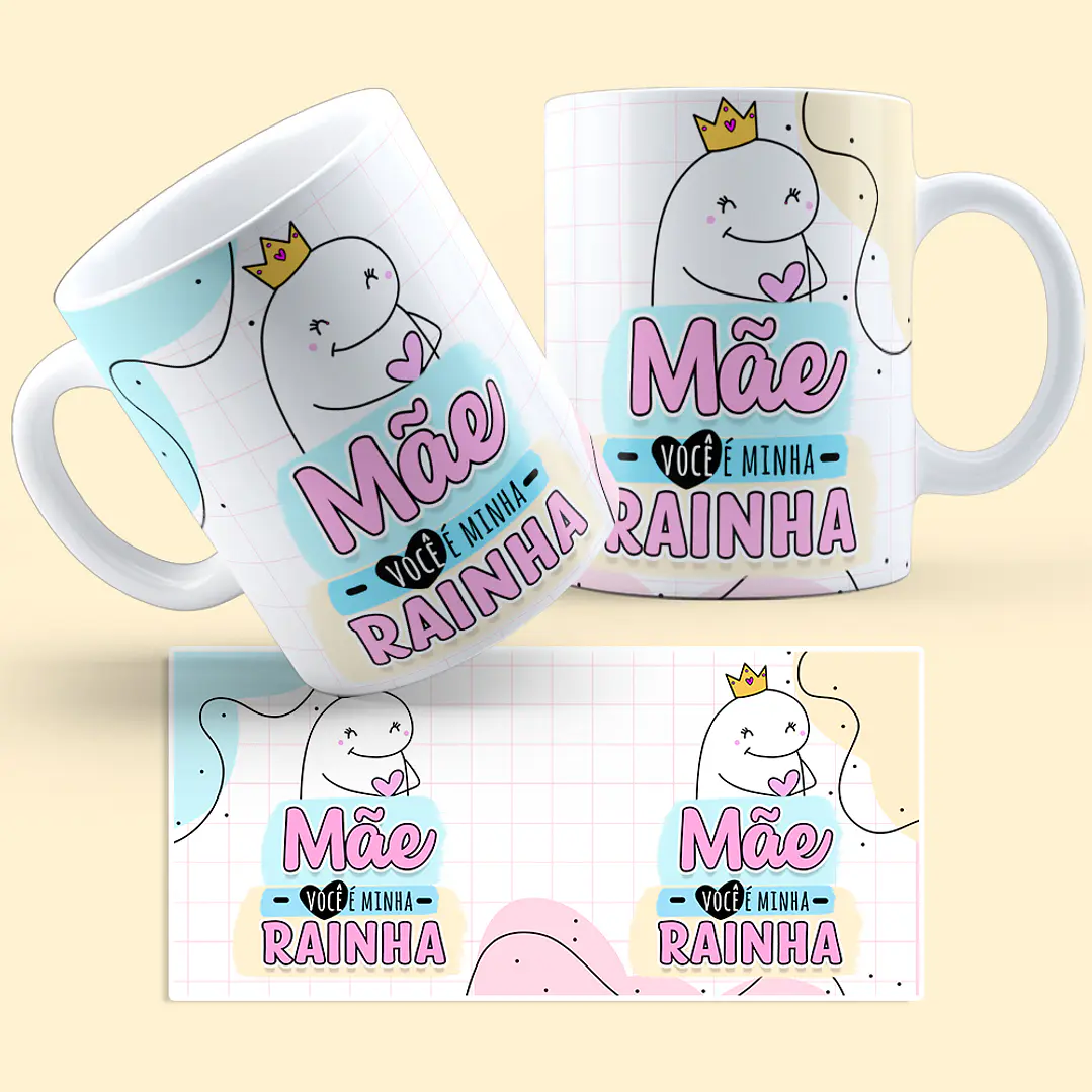 6 Artes Caneca Dia das Mães Flork Arquivos Png  6