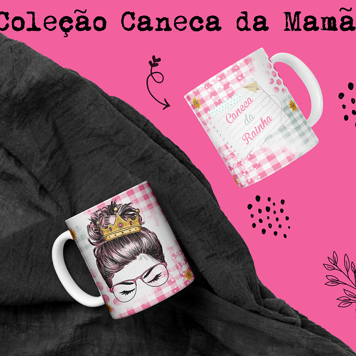 15 Artes Caneca Dia das Mães Arquivo Editável 7