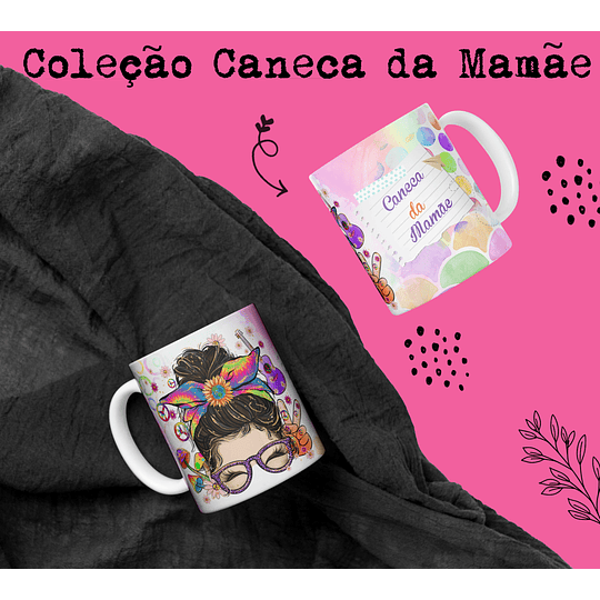 15 Artes Caneca Dia das Mães Arquivo Editável