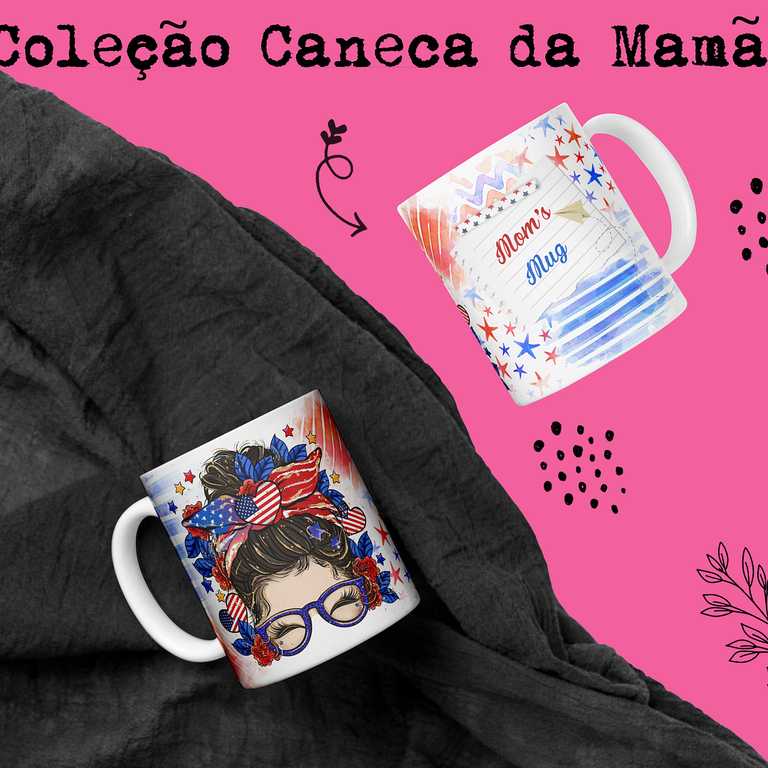 15 Artes Caneca Dia das Mães Arquivo Editável 11
