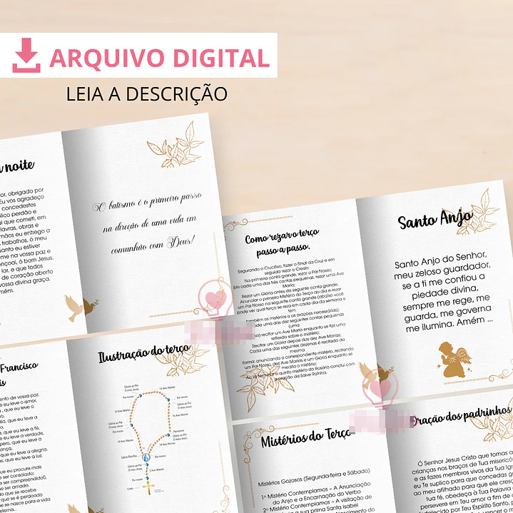 Arquivo Livro de Oração Batizado e Catequese em Pdf  8