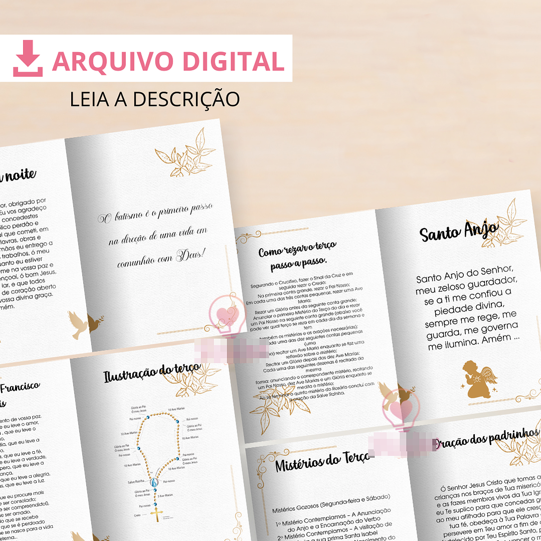 Arquivo Livro de Oração Batizado e Catequese em Pdf  8