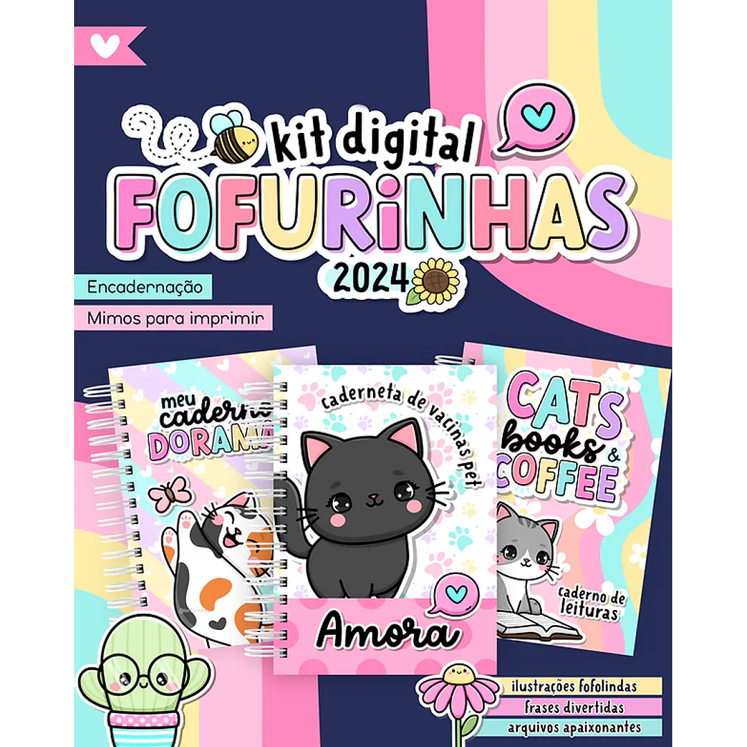 Kit Digital Fofurinhas e Mimos em Png 1
