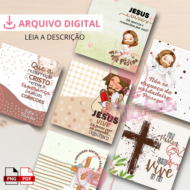 Arquivo Card Pascoa Sublimação Baixar Grátis 1