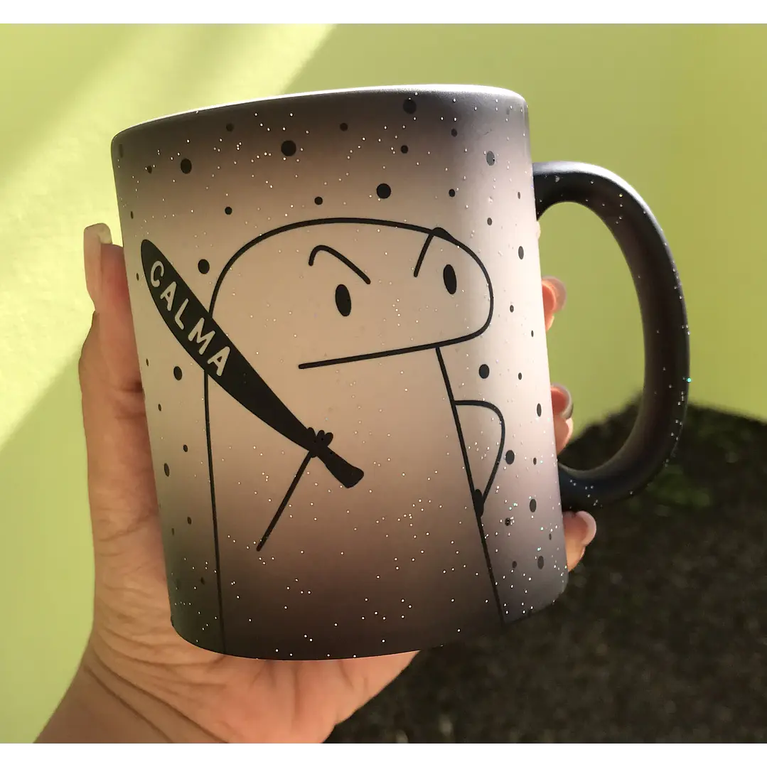 Arte para Caneca Gosto de Resolver as coisas com Calma em Jpg 1