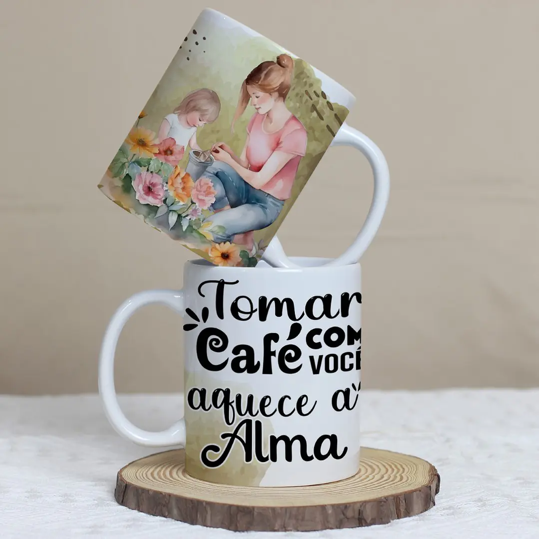 5 Arte para Caneca Dia das Mães Arquivo Editável  3