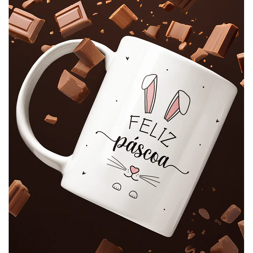11 Arte para Caneca Páscoa Delicada Arquivo Editável 1