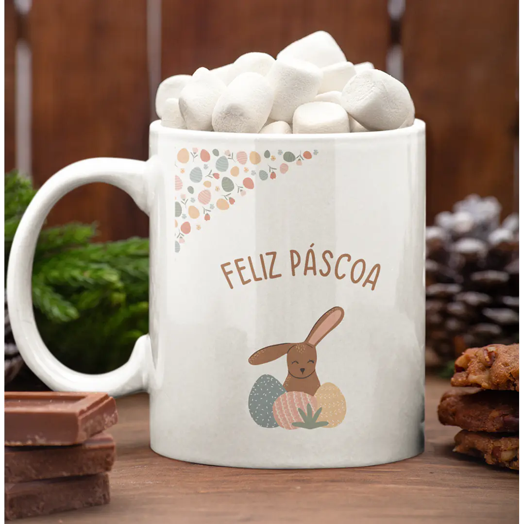 11 Arte para Caneca Páscoa Delicada Arquivo Editável 6