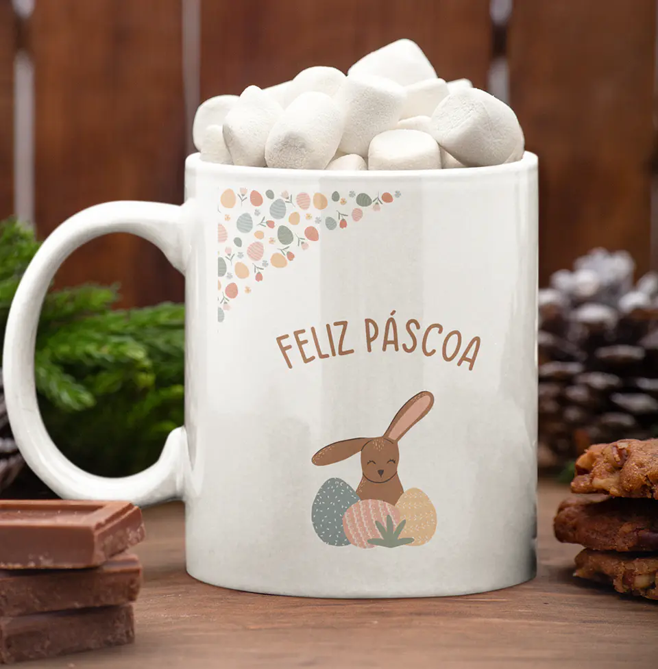 11 Arte para Caneca Páscoa Delicada Arquivo Editável 6