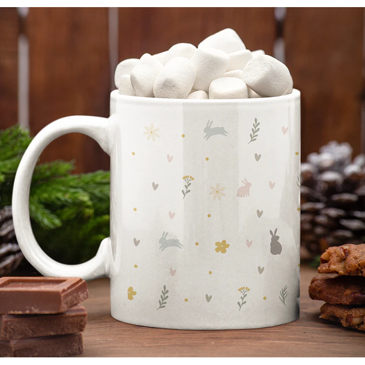 11 Arte para Caneca Páscoa Delicada Arquivo Editável 8