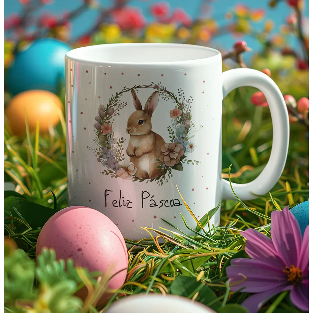 11 Arte para Caneca Páscoa Delicada Arquivo Editável 11