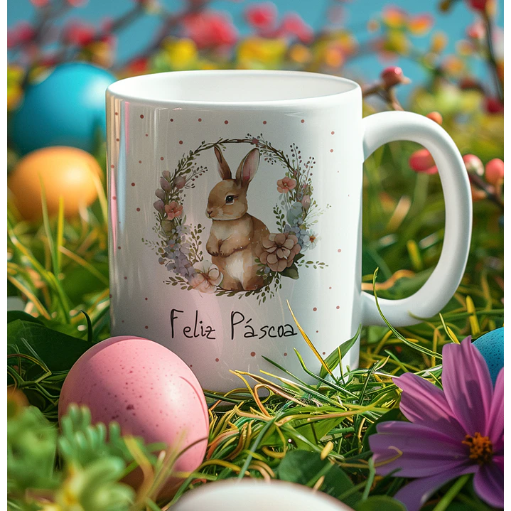 11 Arte para Caneca Páscoa Delicada Arquivo Editável 11
