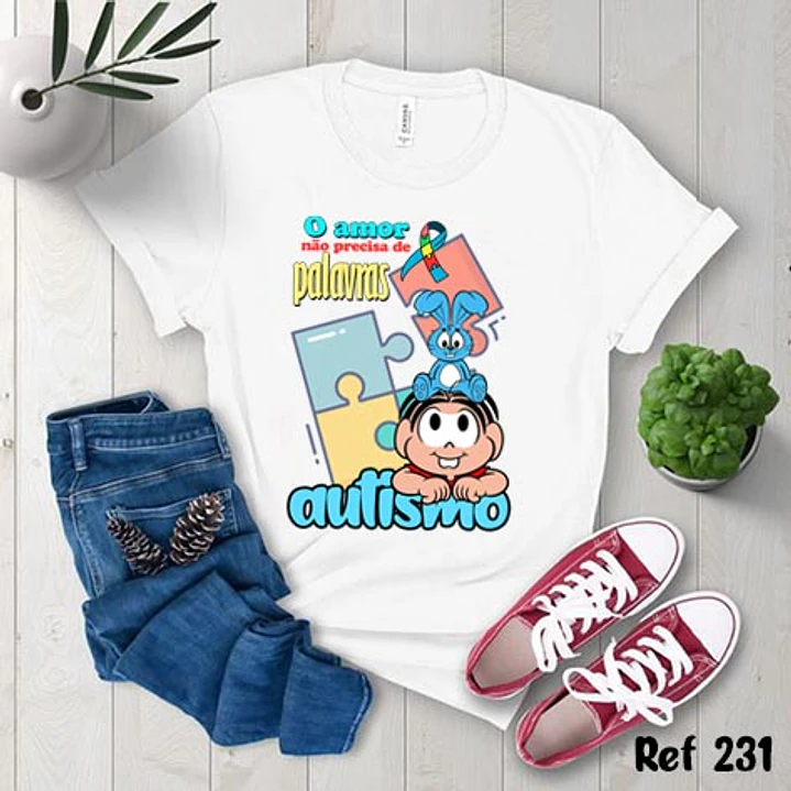 30 Arte para Camisa Autismo Arquivo Editável 4