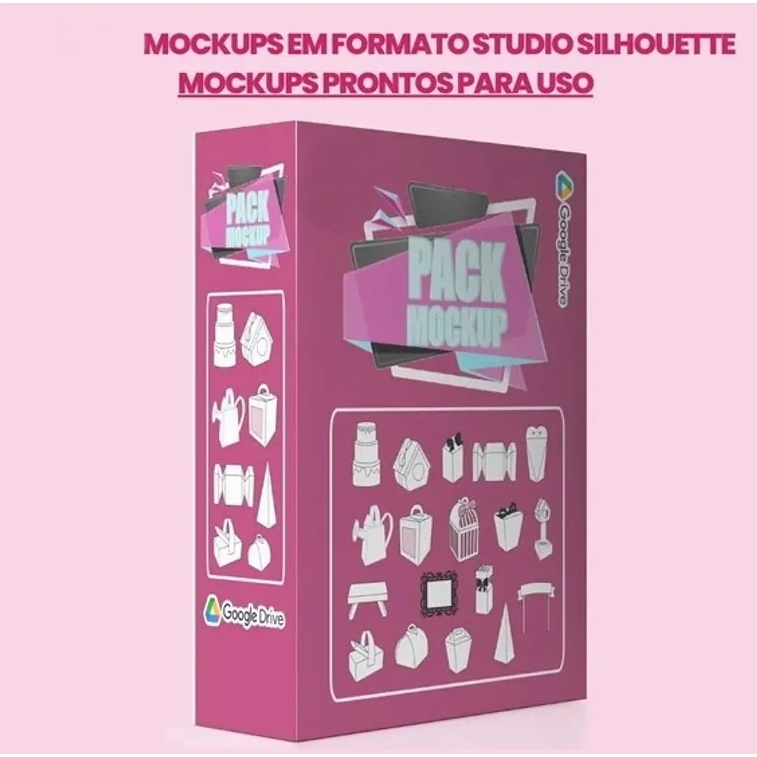 Arquivo Moldes Caixinhas em Studio 1