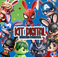 Kit Digital Herois e Personagens Páscoa Arquivos em Png   - Miniatura 1
