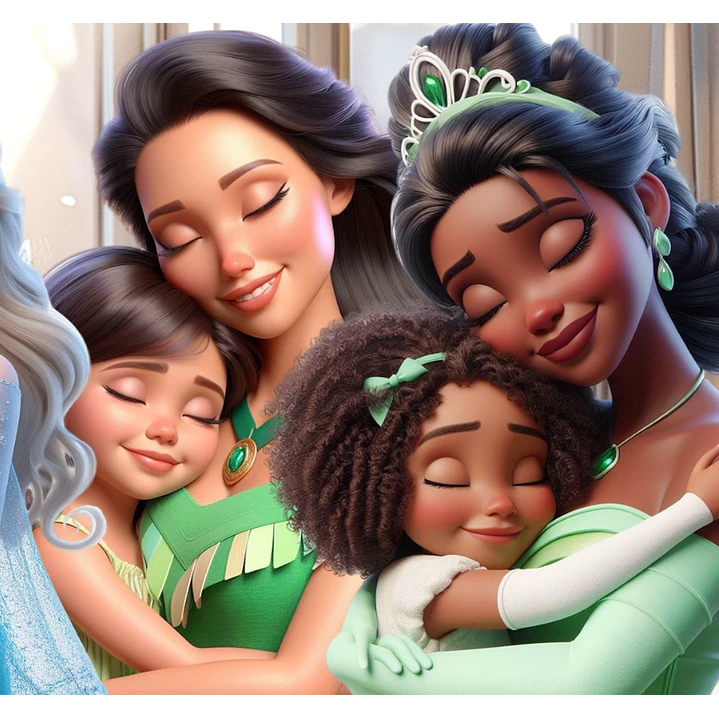 Kit Digital Princesas Dia das Mães Arquivos em Png 2