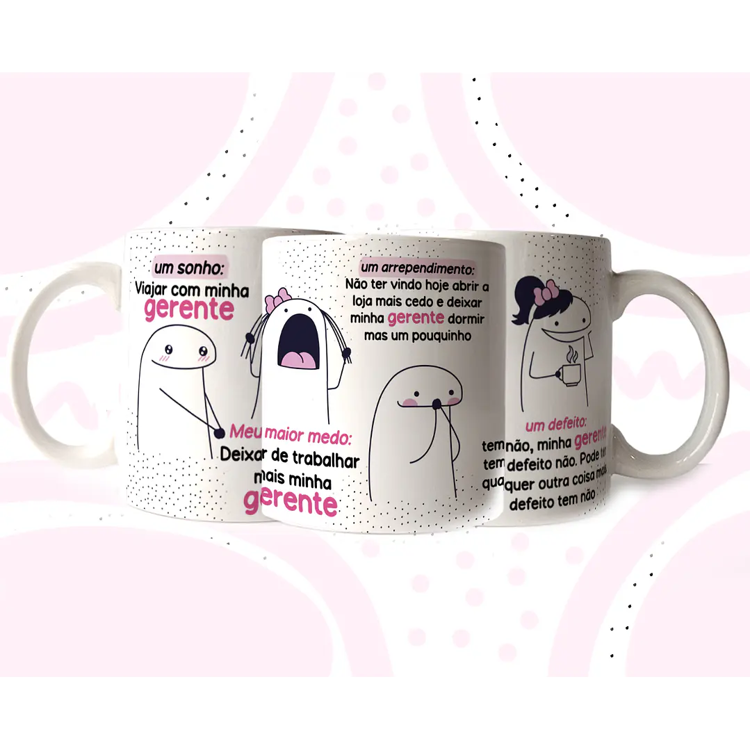 Arte Caneca Flork Minha Gerente Favorita Arquivo em Jpg 2