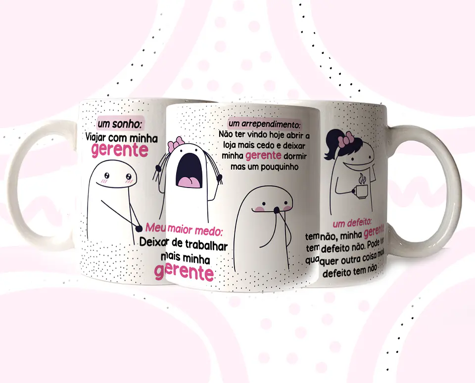 Arte Caneca Flork Minha Gerente Favorita Arquivo em Jpg 2