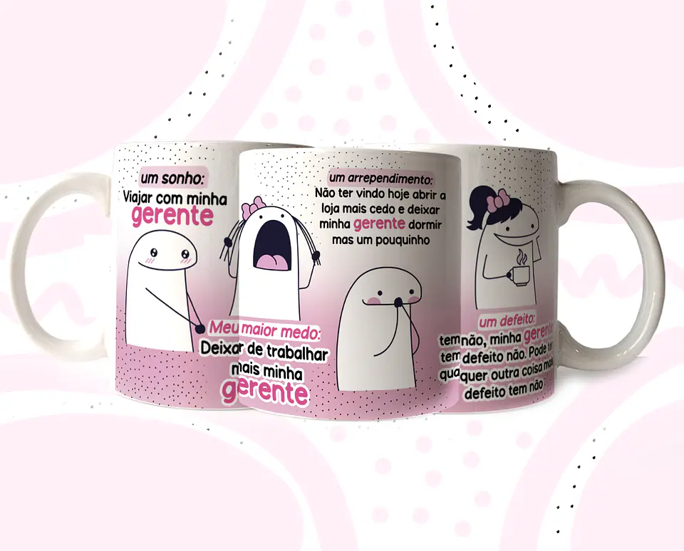 Arte Caneca Flork Minha Gerente Favorita Arquivo em Jpg 1