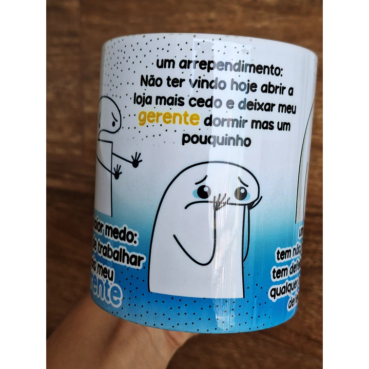 Arte Caneca Flork Meu Gerente Favorito Arquivo em Jpg  3
