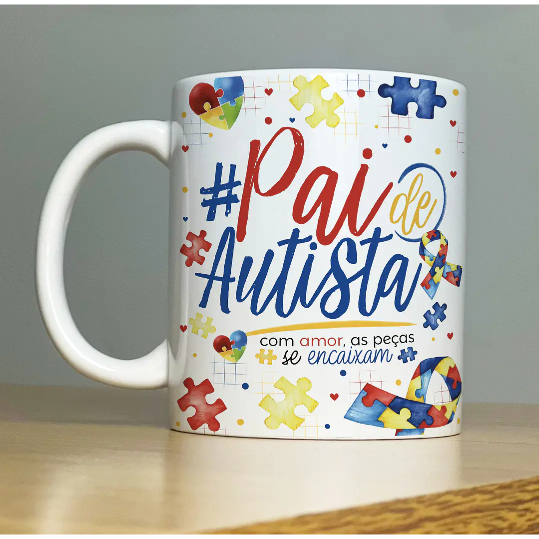 15 Artes para Caneca Autismo Arquivos em Jpg 4