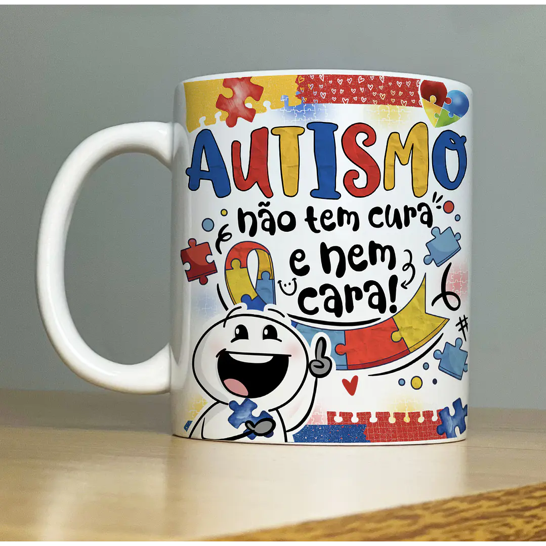 15 Artes para Caneca Autismo Arquivos em Jpg 9