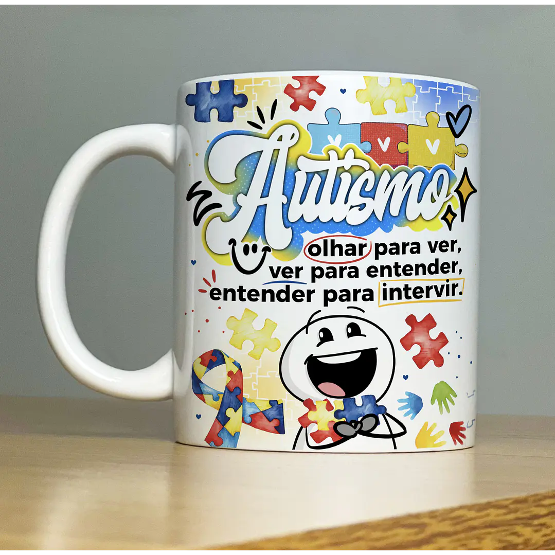 15 Artes para Caneca Autismo Arquivos em Jpg 13