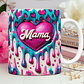 15 Artes para Caneca Dia das Mães Mama 3D Arquivos Png - Thumbnail 8