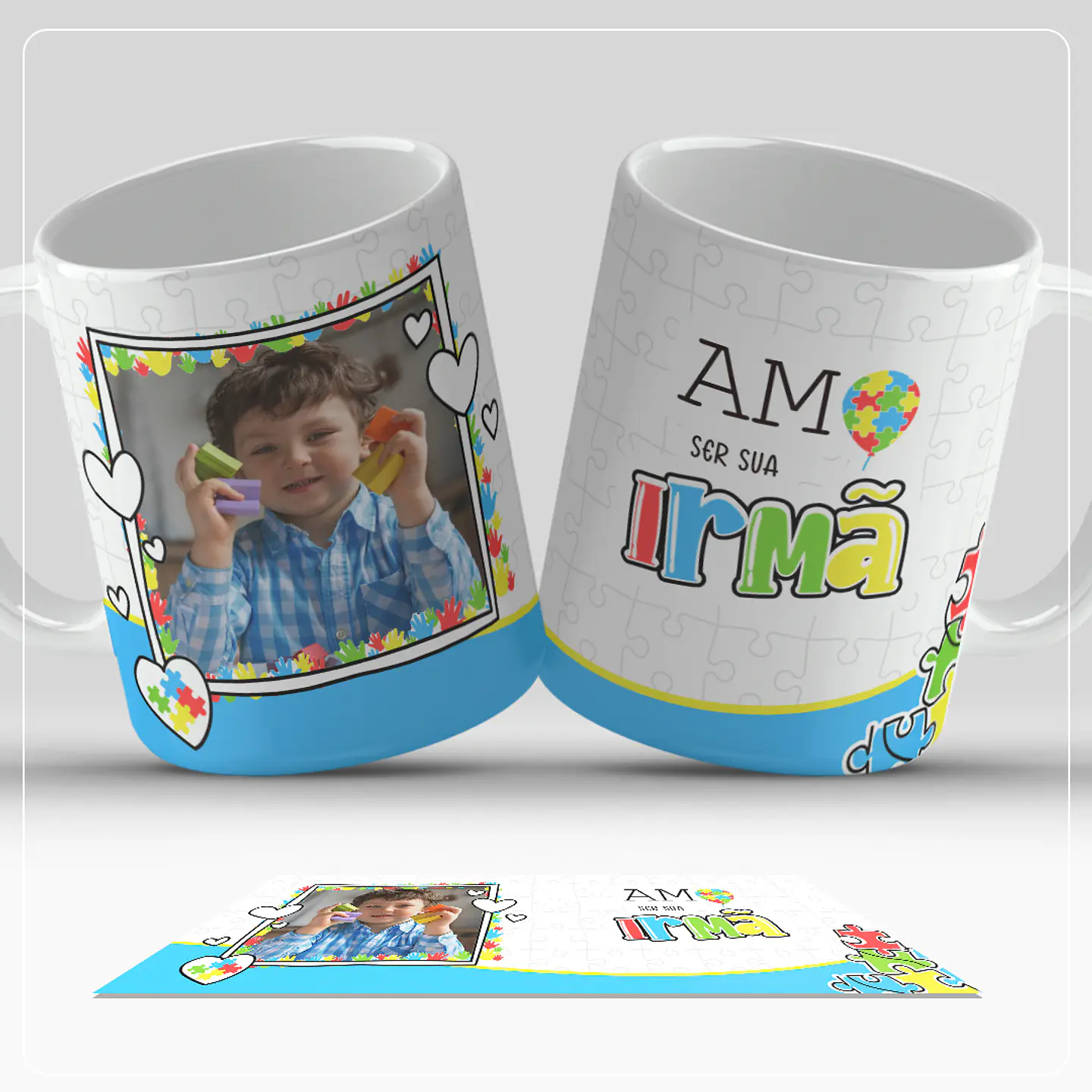 14 Artes Caneca Autismo Arquivo em Jpg 9