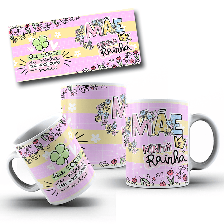 30  Artes para Caneca Dia das Mães Arquivo em Jpg 4