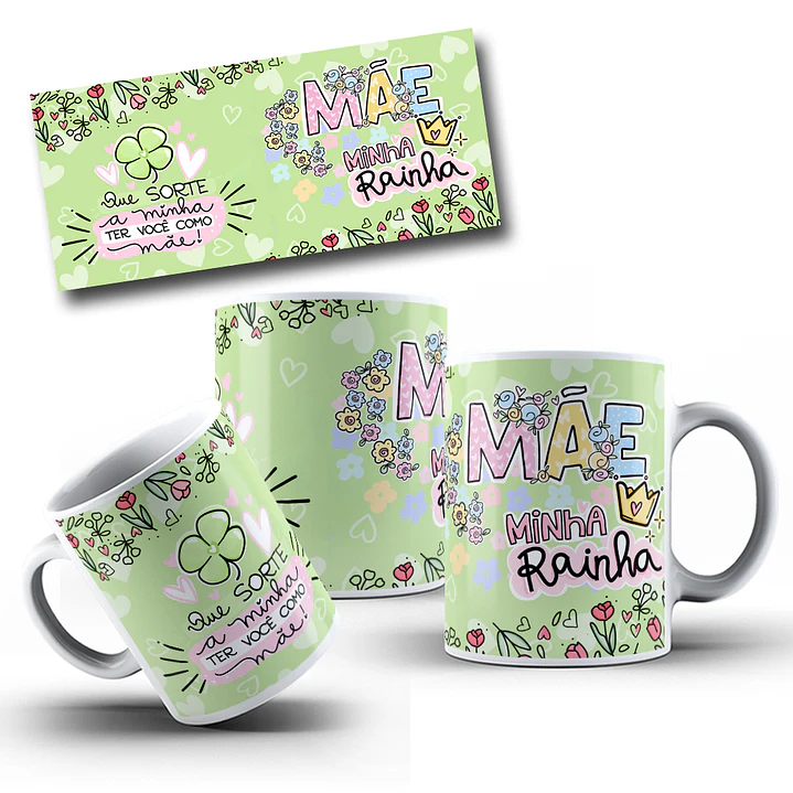 30  Artes para Caneca Dia das Mães Arquivo em Jpg 5