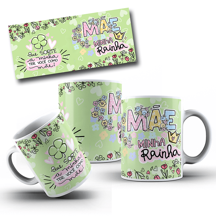30  Artes para Caneca Dia das Mães Arquivo em Jpg 5